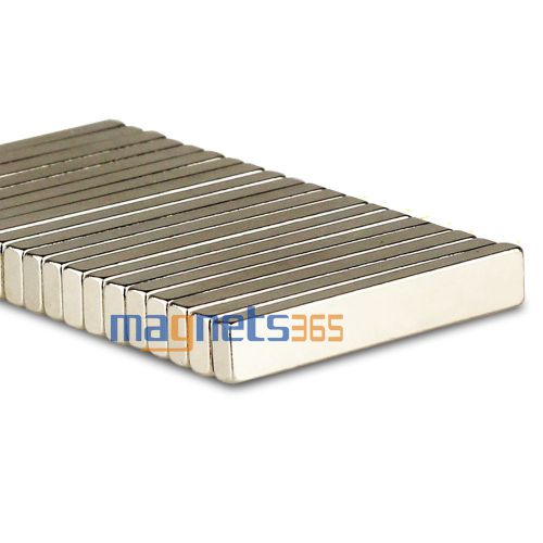 20pcs N35 Super Strong Block Cuboid Rare Earth Neodymium Magnets F30 x 5 x 3mm