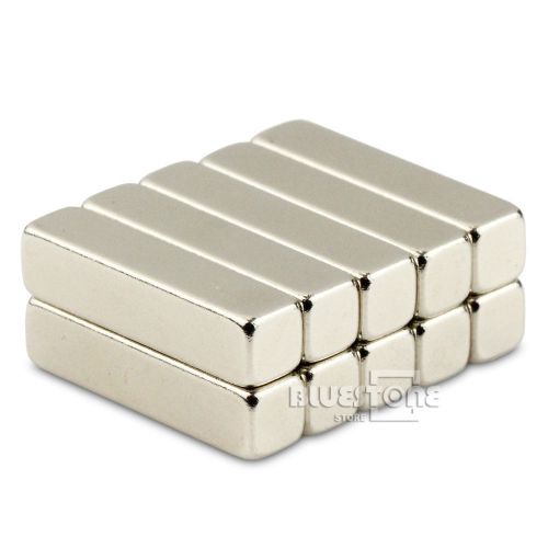 Lot 10pcs Strong N50 Block Bar Magnets 20 x 5 x 5mm Cuboid Rare Earth Neodymium