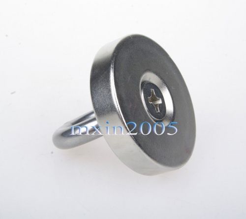 1x Strong Disc Round Rare Earth Permanent Nd-Fe-B Magnets/eyebolt ring