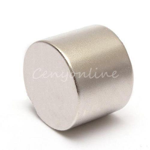 Round disc cylinder super strong neodymium rare earth 25mm x 20mm magnets n35 for sale