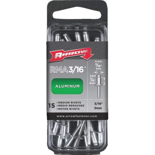 Arrow fastener rma3/16ip arrow rivets-3/16x1/4 alum rivet for sale
