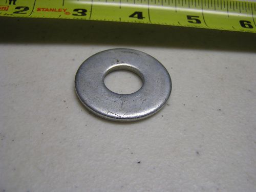 10 Pieces 9/16 Inch Inside Diameter Flat Washers Zinc Coated Carbon Steel 1230