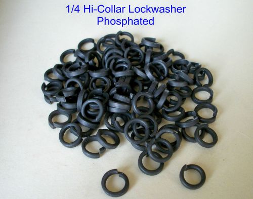 1/4 Hi-Collar Lockwasher - Phosphated - XL Screw Corp. - Lot qty&#039;s of 100 +