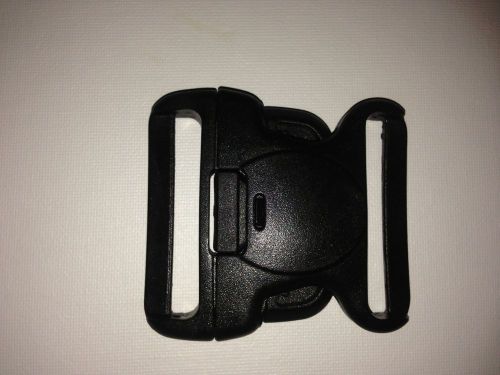 2 1/4&#034; police duty belt replacement buckle black with center release plastic for sale