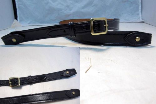 Size 42&#034; PB Brass Hardware HUME Police Shoulder Strap for Sam Browne Style Belt