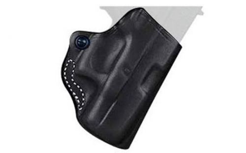 Desantis 019 mini scabbard belt holster rh black glock 42 leather 019bay8z0 for sale