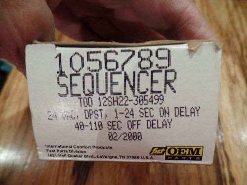 Carrier 1056789 sequencer international  comfort products nos for sale