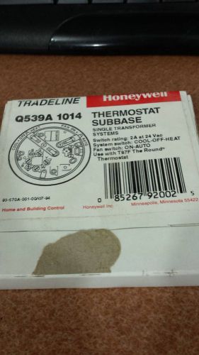 Honeywell Thermostat Subbase Q539A 1014