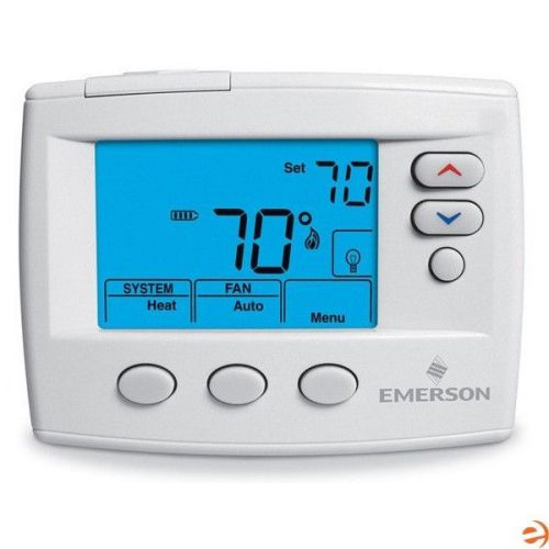 WHITE-RODGERS 1F86-0471 Digital Thermostat,1H,1C,Blue Screen