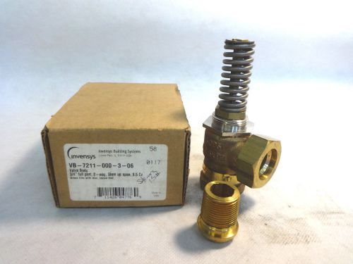 NEW IN BOX INVENSYS VB-7211-000-3-06 VALVE BODY 3/4&#034; 2-WAY BRASS