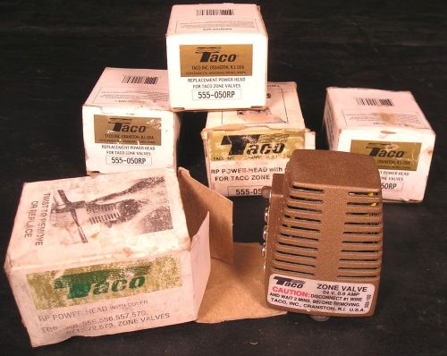 Lot of 5 taco replacement power head for zone valves 555-050rp new old stock for sale