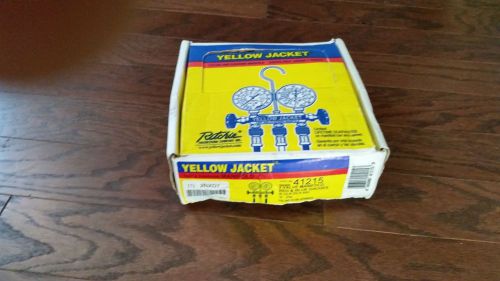 Ritchie yellow jacket 41215 manifold gauges w/hoses 2ndx7 for sale