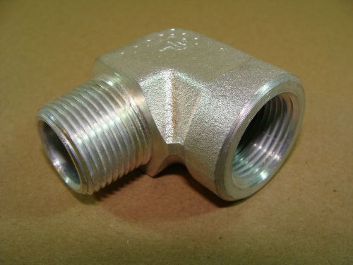 New parker 3/4 cd-s 3/4&#034; nptf 90 degree street elbow pipe fitting thread adapter for sale