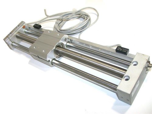 Up to 2 smc linear rodless air slides 10&#034; stroke cdy1s15h-250 for sale