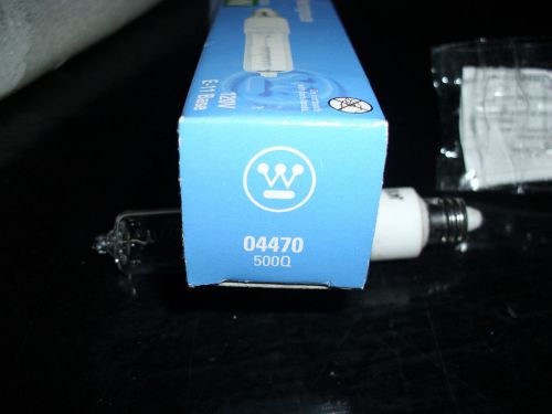 WESTINGHOUSE 500W HALOGEN BULB 120V E-11 BASE  04470