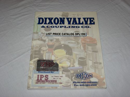 DIXON Valve &amp; Coupling Price List DPL199  Industrial Supply Catalog