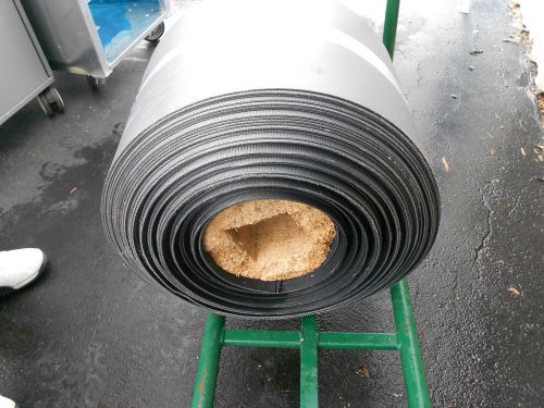 130&#039; x 12&#034; x 1/8&#034; conveyor belt ~ grooved finish ~ full roll ~ for sale