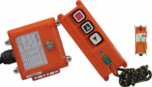 Kit 1 speed 1 transmitter hoist crane radio remote control system 65-440vac for sale