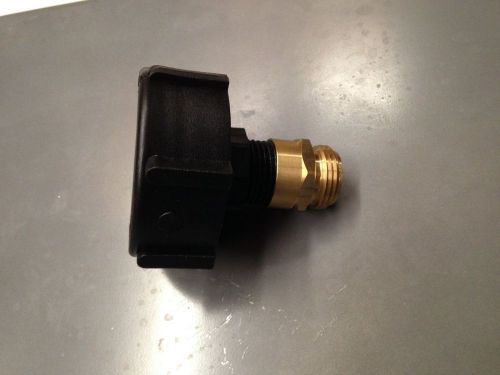 275 330 gallon IBC Tote tank valve adapter 2&#034; course thread x 3/4&#034; garden hose