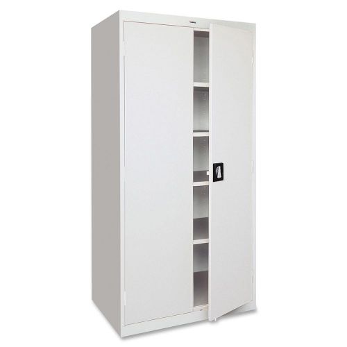 Lorell LLR41306 Fortress Series Light Gray Storage Cabinets