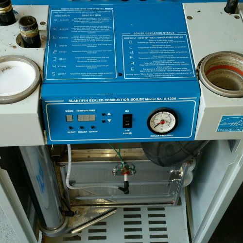 Condensing hydronic heating boiler 120,000 btu heater- natural gas for sale