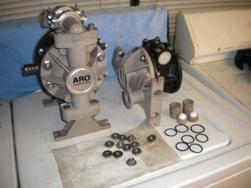 Ingersoll rand ir aro 1/2&#034; pumps one good pump one for parts 100psi 6605j3eb for sale