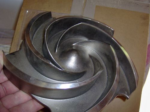 Impeller for goulds 3196 pump 5 vane stainless steel mt st stx new in box for sale