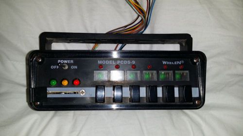 Whelen Model PCDS-9 Control Head Switch Controller Box For Edge 9000 Light Bar