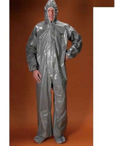 Case (6) lakeland c3t160 chemmax 3 chemical resistant coverall hazmat suit lg  p for sale