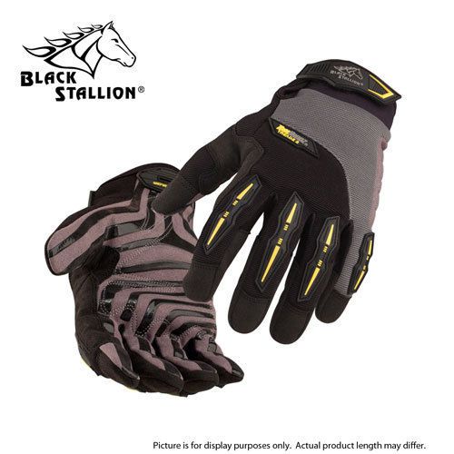 Revco black stallion toolhandz maximum grip leather mechanic&#039;s gloves gx104 - lg for sale