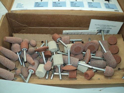 NORTON  69083147789 VITRIFIED MOUNTED POINT KIT, A/O, 60, MED , 50 PIECE