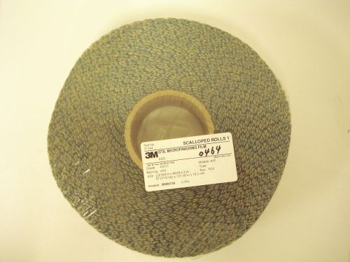 3M 373L 40 Micron Scalloped Microfinishing Film Roll, 2-41/64&#034; x 450&#039; x 3&#034; |13B