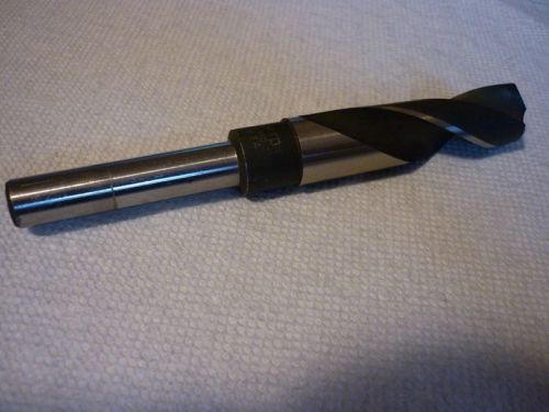 1 USED 25/32 DRILL BIT WITH 1/2&#034;SHANK HIGH SPEED STEEL, PTD USA,SILVER &amp; DEMING