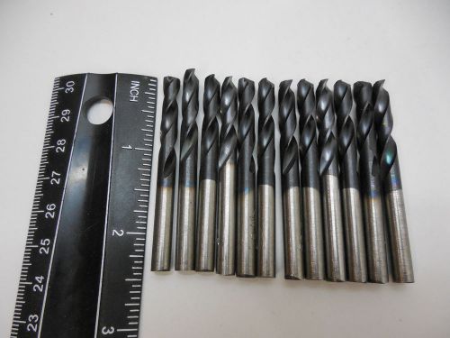 7/32&#034; screw machine drill bits pack of 12 135 degree tialn for sale