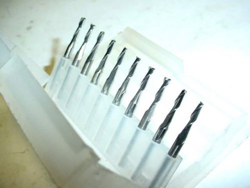 BRAND NEW LOT OF 10 PCS .0925 2FL SE CARBIDE END MILLS USA MADE FREE SHIPPING