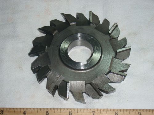 REL TOOL 5&#034; x 5/8&#034; x 1 1/4&#034;  STAGGERED TOOTH Side Milling Cutter HSS