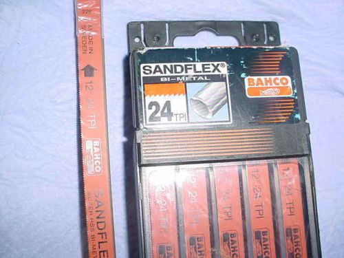 Bahco Sandflex, 100, 12&#034; Hacksaw Blades - Bi Metal 24 TPI