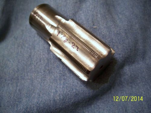 Greenfield 1 1/8- 27 hss 4 flute tap machinist tooling taps n tools for sale