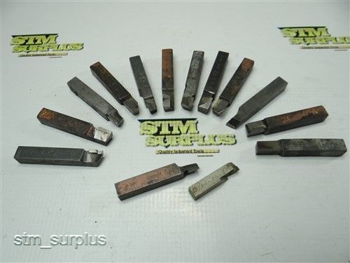 LOT OF 14 CARBIDE TIPPED TOOL BITS 3/8&#034;