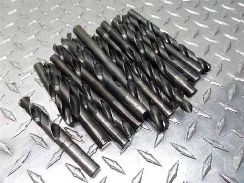 Assorted drill bit lot 7/16&#034; to 35/64&#034; diameter size range for sale