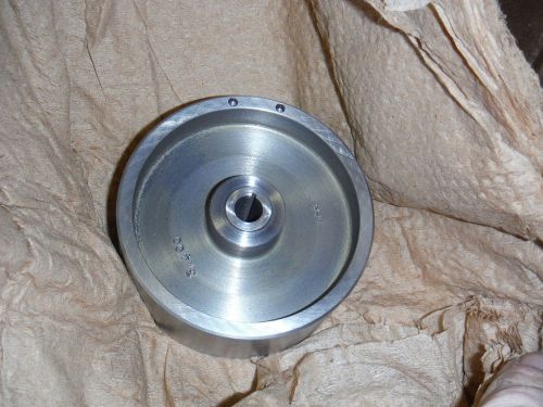 3.400 X 3/8 BORE 1/16&#034; KEYWAY PULLEY FROM BRYANT CENTER HOLE GRINDER CABINET