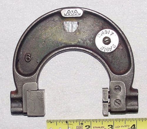 Snap gage (gauge) MFG by GTD, calibrated size 2.4912&#034; - 2.4917&#034;