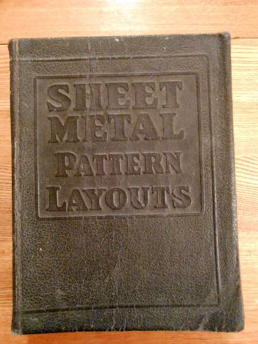 SHEET METAL PATTERN LAYOUTS 1942 AUDEL, Edwin Anderson, HVAC, 1090 PGS