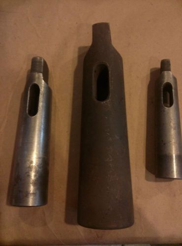 Set of 3 Morse Taper Adapters 5-4, 4-3, and 3-2