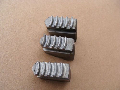 Hard  chuck jaws for mini lathe,  set of 3 #0352 for sale