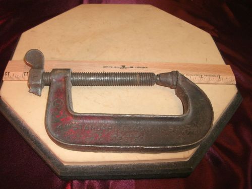 Vintage cincinnati tool co no. 540-4 4” c clamp w/ butterfly screw for sale