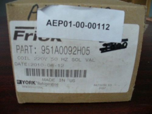 Frick/Johnson Controls parts, Coil, SOL Val, 951A0092H05 (Vickers 02-101728)