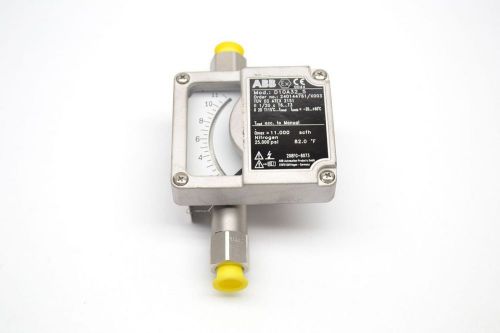 New abb d10a32-5 scfm air 25psi 1/4 in npt 0-11cfm flow tube flow meter b468514 for sale