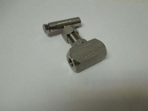 Dragon 10p053 1/4&#034; needle valve npt connection 6000 psi 316ss          &lt;258nw for sale