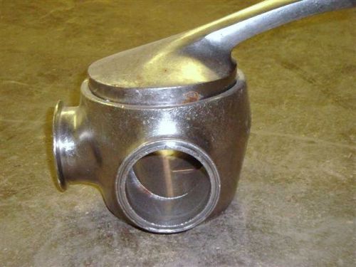Stainless steel 3 way plug valve 3 1/2 inch for sale